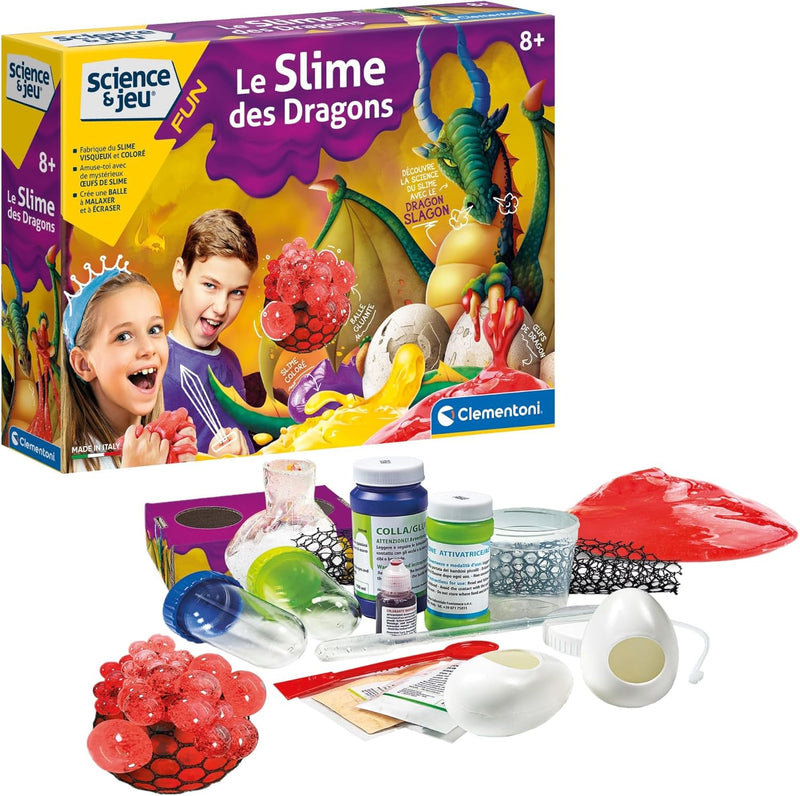 Dragon Slime, 8+ Age – French Fun Toys Dragon Slime, 8+ Age – French Dragon Slime, 8+ Age – French CLEMENTONI