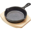 Artesà  Cast Iron Mini Fry Pan with Board Cast Iron Artesà  Cast Iron Mini Fry Pan with Board Artesà  Cast Iron Mini Fry Pan with Board KitchenCraft
