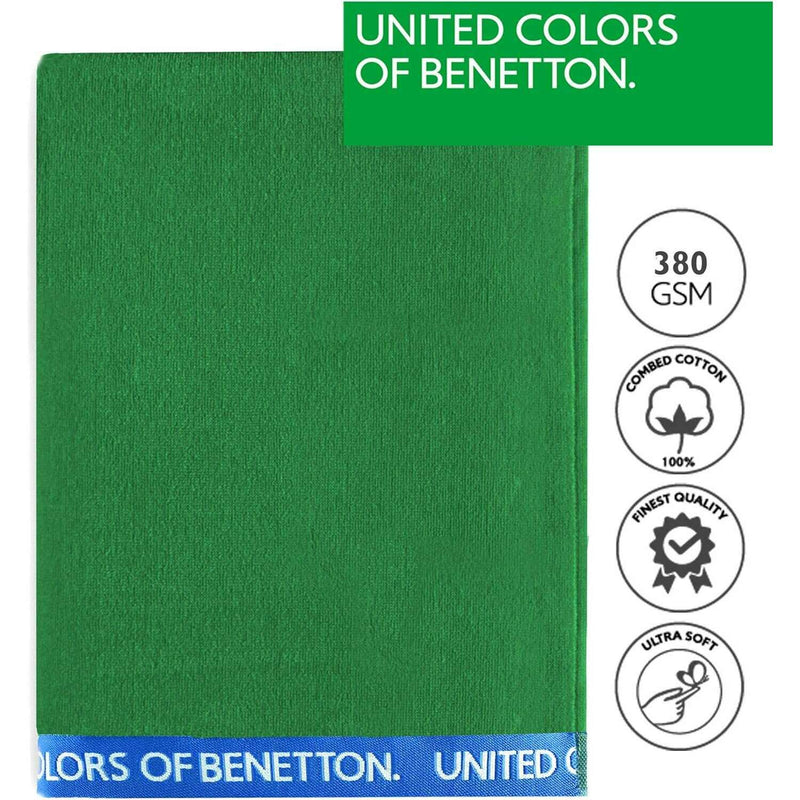 Beach Towel 90x160cm, Green 420GSM Terry Cotton Bathroom Towels Beach Towel 90x160cm, Green 420GSM Terry Cotton Beach Towel 90x160cm, Green 420GSM Terry Cotton United Colors of Benetton