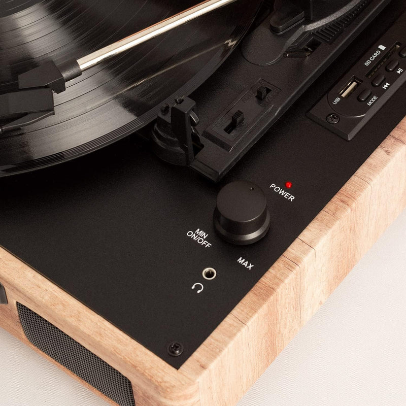 Record Player, Wood - Bluetooth USB, SD, MicroSD, and MP3 outlet Record Player, Wood - Bluetooth USB, SD, MicroSD, and MP3 Record Player, Wood - Bluetooth USB, SD, MicroSD, and MP3 CREATE