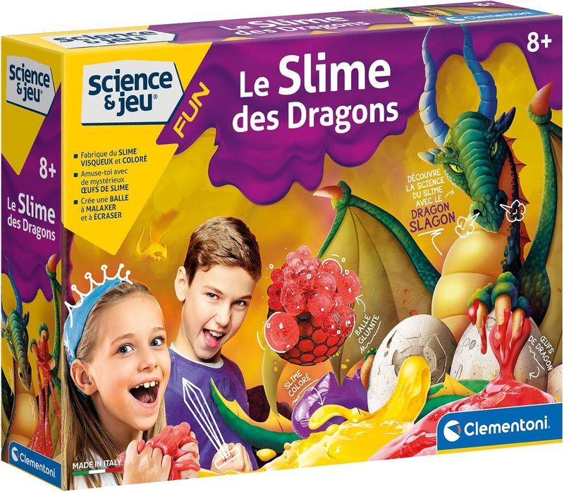 Dragon Slime, 8+ Age – French Fun Toys Dragon Slime, 8+ Age – French Dragon Slime, 8+ Age – French CLEMENTONI