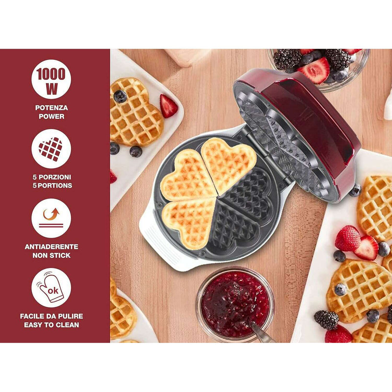 Waffle iron, 5 waffles at the same time Waffle Irons Waffle iron, 5 waffles at the same time Waffle iron, 5 waffles at the same time Beper