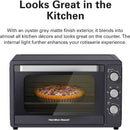 55L Convection Oven, Double Walled Glass Oven Dishes 55L Convection Oven, Double Walled Glass 55L Convection Oven, Double Walled Glass Hamilton Beach