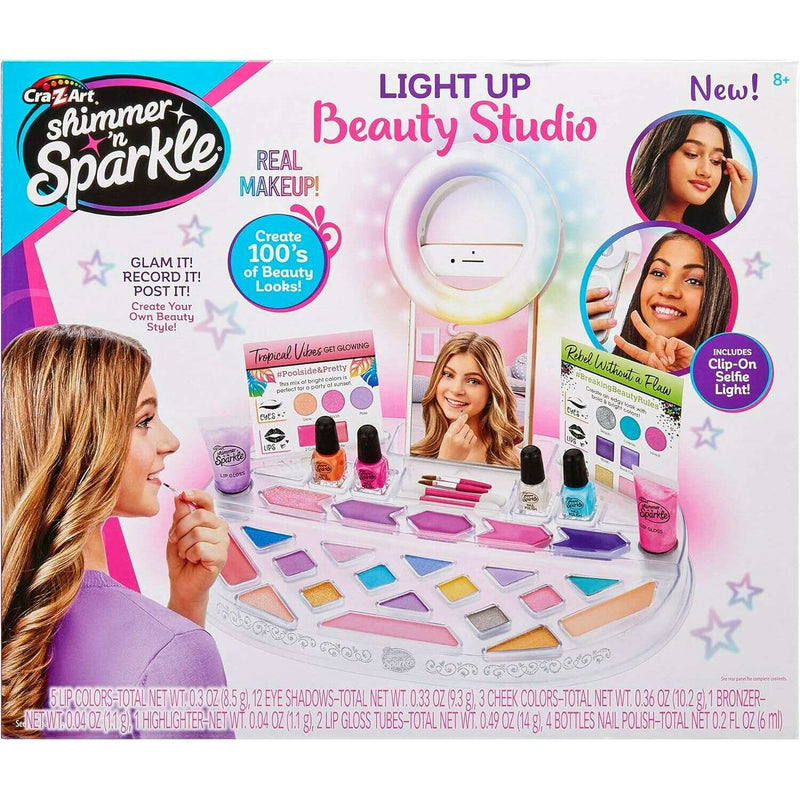 Shimmer 'N Sparkle Light Up Beauty Studio kids cosmetics Shimmer 'N Sparkle Light Up Beauty Studio Shimmer 'N Sparkle Light Up Beauty Studio crazart