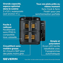 S-Fry Duo Stack Air Fryer - 11L 2800W Outlet S-Fry Duo Stack Air Fryer - 11L 2800W S-Fry Duo Stack Air Fryer - 11L 2800W SEVERIN
