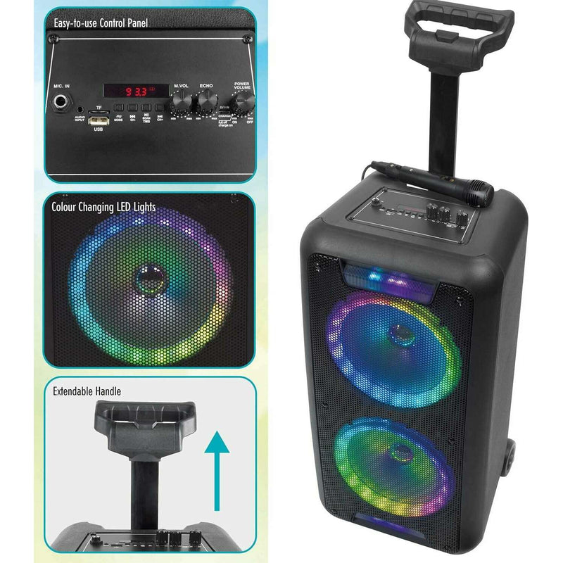 Bluetooth Party Speaker, Karaoke Machine Outlet Bluetooth Party Speaker, Karaoke Machine Bluetooth Party Speaker, Karaoke Machine Intempo