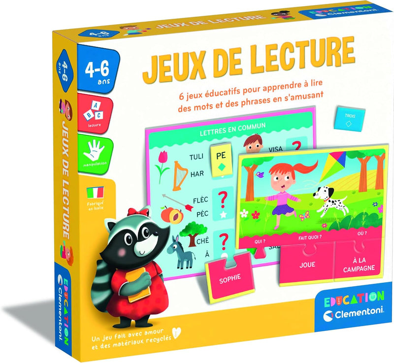 Jeux de Lecture Educational Games Jeux de Lecture Jeux de Lecture CLEMENTONI