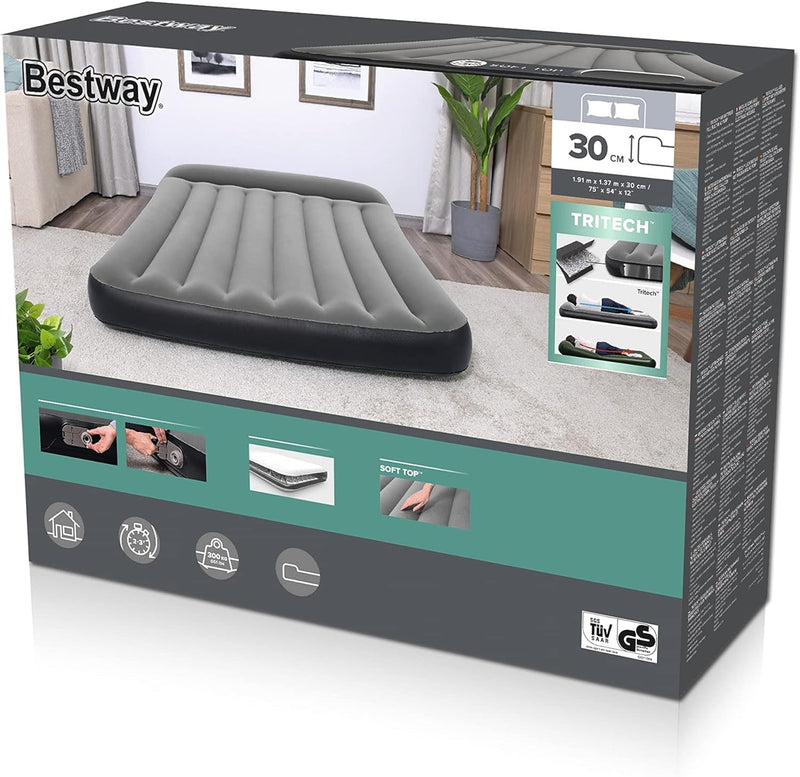 Tritech Air Mattress, Full Size with Built in AC Pump Air Bed Tritech Air Mattress, Full Size with Built in AC Pump Tritech Air Mattress, Full Size with Built in AC Pump Bestway