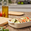 Stoneware Rectangular Ceramic Non-Stick Coating Baker Oven Dishes Stoneware Rectangular Ceramic Non-Stick Coating Baker Stoneware Rectangular Ceramic Non-Stick Coating Baker KitchenAid