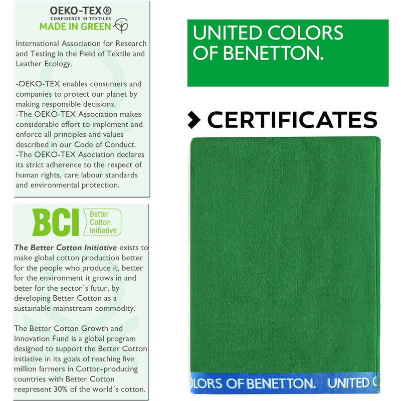 Beach Towel 90x160cm, Green 420GSM Terry Cotton Bathroom Towels Beach Towel 90x160cm, Green 420GSM Terry Cotton Beach Towel 90x160cm, Green 420GSM Terry Cotton United Colors of Benetton