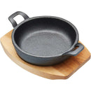 Artesà  Cast Iron Mini Fry Pan with Board Cast Iron Artesà  Cast Iron Mini Fry Pan with Board Artesà  Cast Iron Mini Fry Pan with Board KitchenCraft