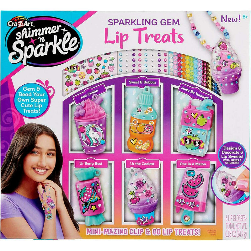 Sparkling Gem Lip Treats Jewelry Making Kit kids cosmetics Sparkling Gem Lip Treats Jewelry Making Kit Sparkling Gem Lip Treats Jewelry Making Kit crazart