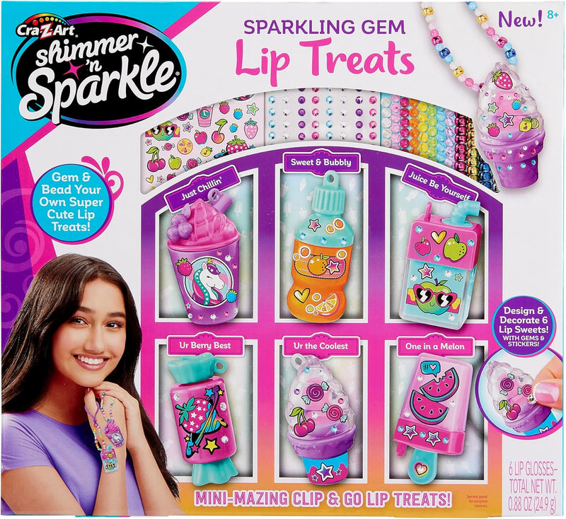 Sparkling Gem Lip Treats Jewelry Making Kit kids cosmetics Sparkling Gem Lip Treats Jewelry Making Kit Sparkling Gem Lip Treats Jewelry Making Kit crazart