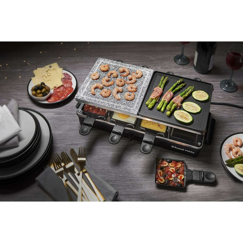 Raclette Multi Grill for 8 People Raclette Raclette Multi Grill for 8 People Raclette Multi Grill for 8 People Russell Hobbs