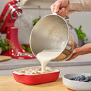 Stoneware Rectangular Ceramic Non-Stick Coating Baker Oven Dishes Stoneware Rectangular Ceramic Non-Stick Coating Baker Stoneware Rectangular Ceramic Non-Stick Coating Baker KitchenAid