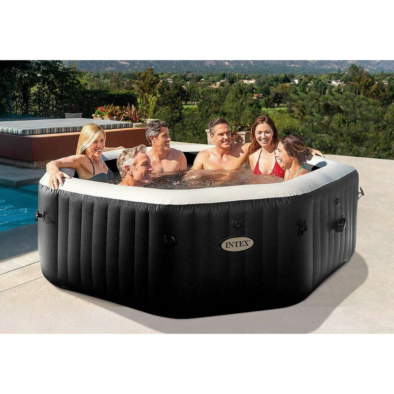 Purespa Jet & Bubble Deluxe 218*71Cm Octagon 6Pers Spa Bubble Pools Purespa Jet & Bubble Deluxe 218*71Cm Octagon 6Pers Purespa Jet & Bubble Deluxe 218*71Cm Octagon 6Pers Intex