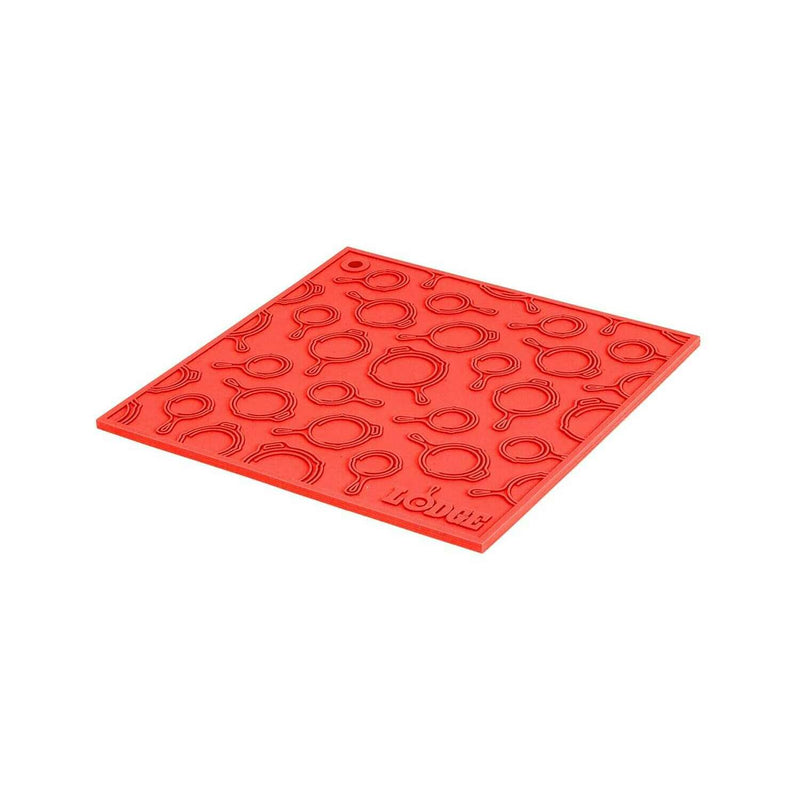 18cm Square Silicone Trivet With Skillet Pattern Cast Iron 18cm Square Silicone Trivet With Skillet Pattern 18cm Square Silicone Trivet With Skillet Pattern Lodge