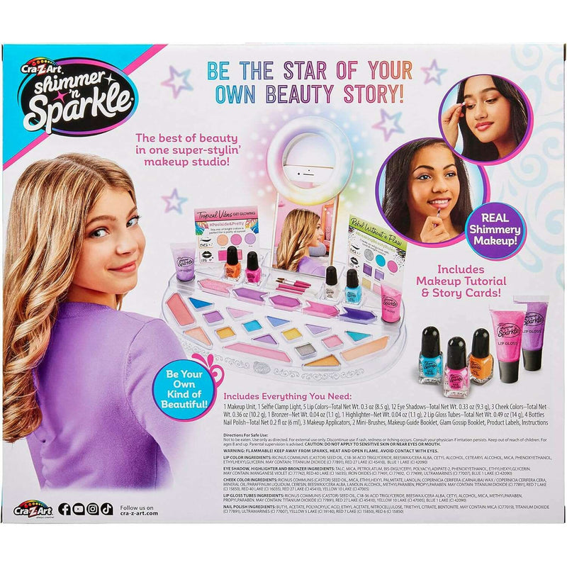 Shimmer 'N Sparkle Light Up Beauty Studio kids cosmetics Shimmer 'N Sparkle Light Up Beauty Studio Shimmer 'N Sparkle Light Up Beauty Studio crazart