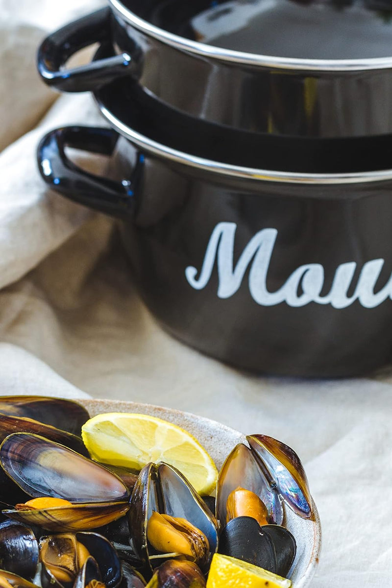 Mediterranean Large Mussels Pot Cooking Pot Mediterranean Large Mussels Pot Mediterranean Large Mussels Pot KitchenCraft