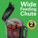 Black Slow Juicer - 250W Juicers Black Slow Juicer - 250W Black Slow Juicer - 250W Hamilton Beach