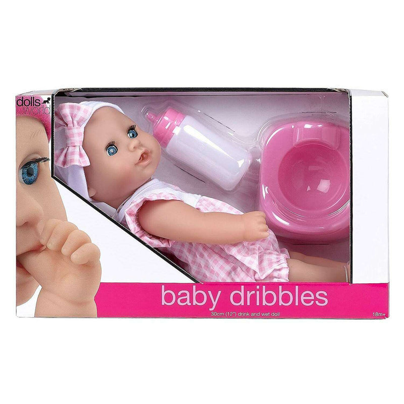 Baby Dribbles 30 cm Doll Dolls and Barbies Baby Dribbles 30 cm Doll Baby Dribbles 30 cm Doll Barbie