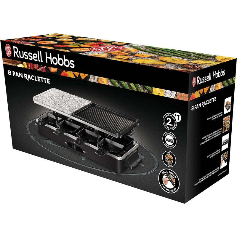 Raclette Multi Grill for 8 People Raclette Raclette Multi Grill for 8 People Raclette Multi Grill for 8 People Russell Hobbs