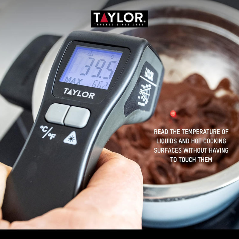 Taylor Pro Digital Non-Contact Infrared Thermometer thermometer Taylor Pro Digital Non-Contact Infrared Thermometer Taylor Pro Digital Non-Contact Infrared Thermometer KitchenCraft