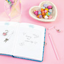 Bubble Gum Glitter Locking Journal with Pen Stationery Bubble Gum Glitter Locking Journal with Pen Bubble Gum Glitter Locking Journal with Pen Make It Real
