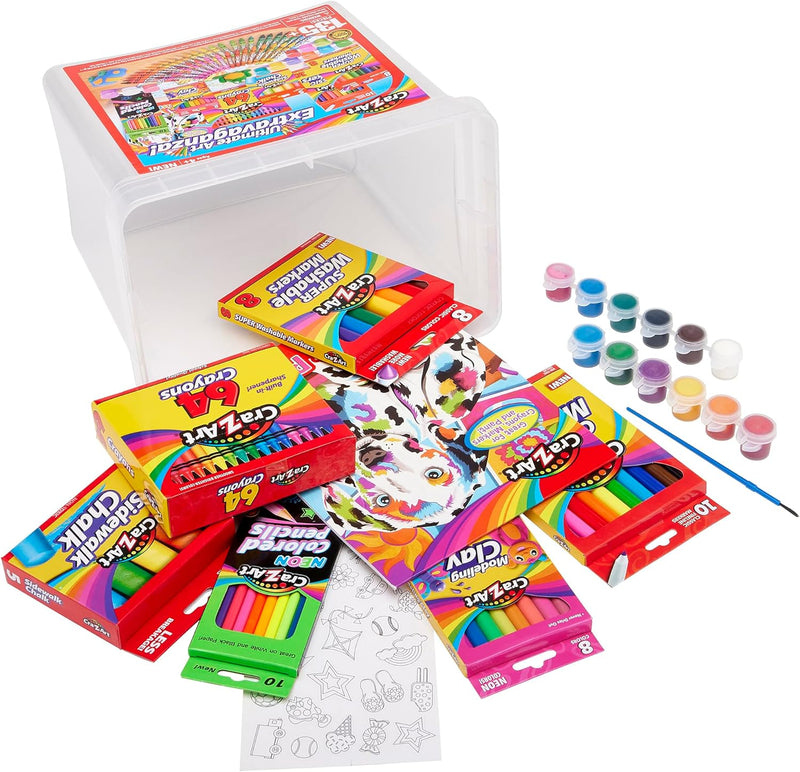 Ultimate Art Extravaganza Art Tub Packed with 135+ Pieces Art & Crafts Ultimate Art Extravaganza Art Tub Packed with 135+ Pieces Ultimate Art Extravaganza Art Tub Packed with 135+ Pieces crazart