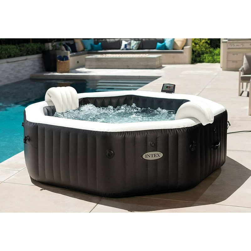 Purespa Jet & Bubble Deluxe 218*71Cm Octagon 6Pers Spa Bubble Pools Purespa Jet & Bubble Deluxe 218*71Cm Octagon 6Pers Purespa Jet & Bubble Deluxe 218*71Cm Octagon 6Pers Intex