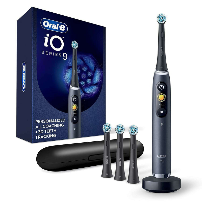 iO9 Rechargeable Electric Toothbrush, Black Onyx Dental Care iO9 Rechargeable Electric Toothbrush, Black Onyx iO9 Rechargeable Electric Toothbrush, Black Onyx Oral B