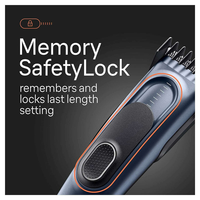 Hair Clipper Series 5 + 17 Length Settings, 2 Combs & Pouch Grooming Kit Hair Clipper Series 5 + 17 Length Settings, 2 Combs & Pouch Hair Clipper Series 5 + 17 Length Settings, 2 Combs & Pouch Braun