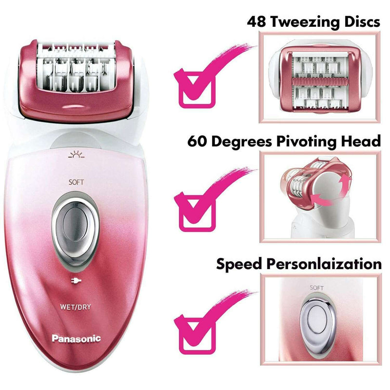 Hair Remover 5 In 1 Wet & Dry Hair Removal Hair Remover 5 In 1 Wet & Dry Hair Remover 5 In 1 Wet & Dry Panasonic