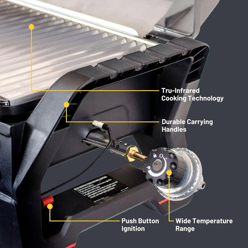 X200 TRU-Infrared Portable Gas Grill Outdoor Barbque X200 TRU-Infrared Portable Gas Grill X200 TRU-Infrared Portable Gas Grill CharBroil