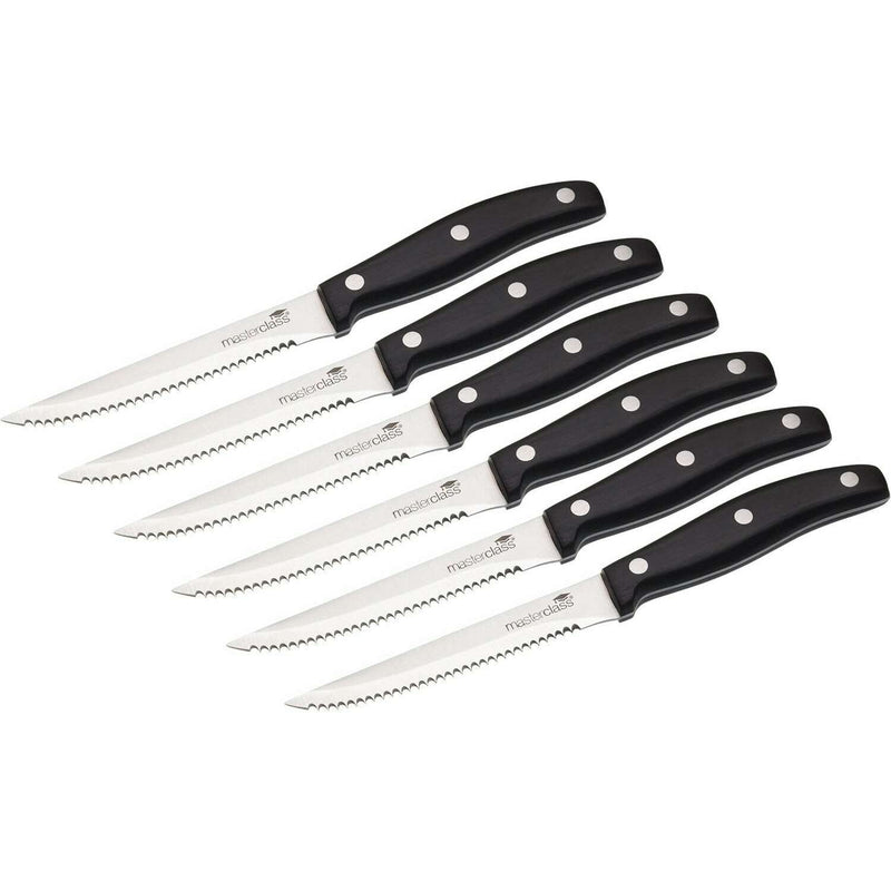 MasterClass Deluxe 6 Piece Steak Set knives set MasterClass Deluxe 6 Piece Steak Set MasterClass Deluxe 6 Piece Steak Set KitchenCraft