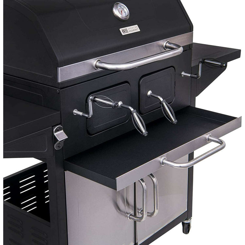 American Gourmet Cabinet Charcoal Grill Outdoor Barbque American Gourmet Cabinet Charcoal Grill American Gourmet Cabinet Charcoal Grill CharBroil