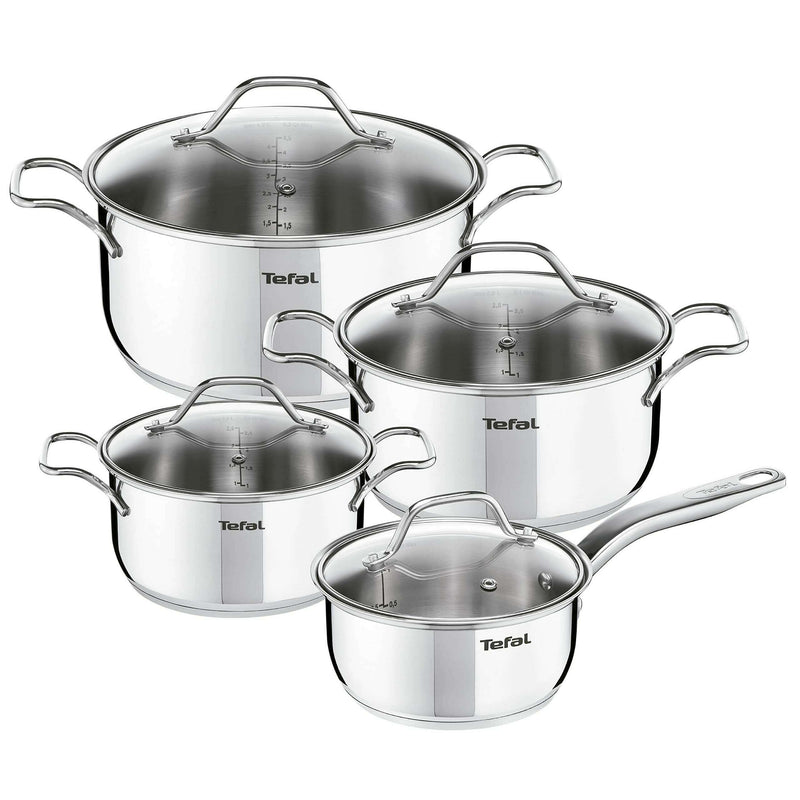 Intuition G6 Stainless Steel  - Set of 4 Cooking Pot Intuition G6 Stainless Steel  - Set of 4 Intuition G6 Stainless Steel  - Set of 4 Tefal