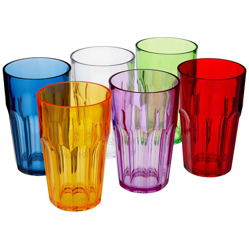 Plastic Tumblers 6-Piece Set Highly Polished Glass cups Plastic Tumblers 6-Piece Set Highly Polished Plastic Tumblers 6-Piece Set Highly Polished Guzzini