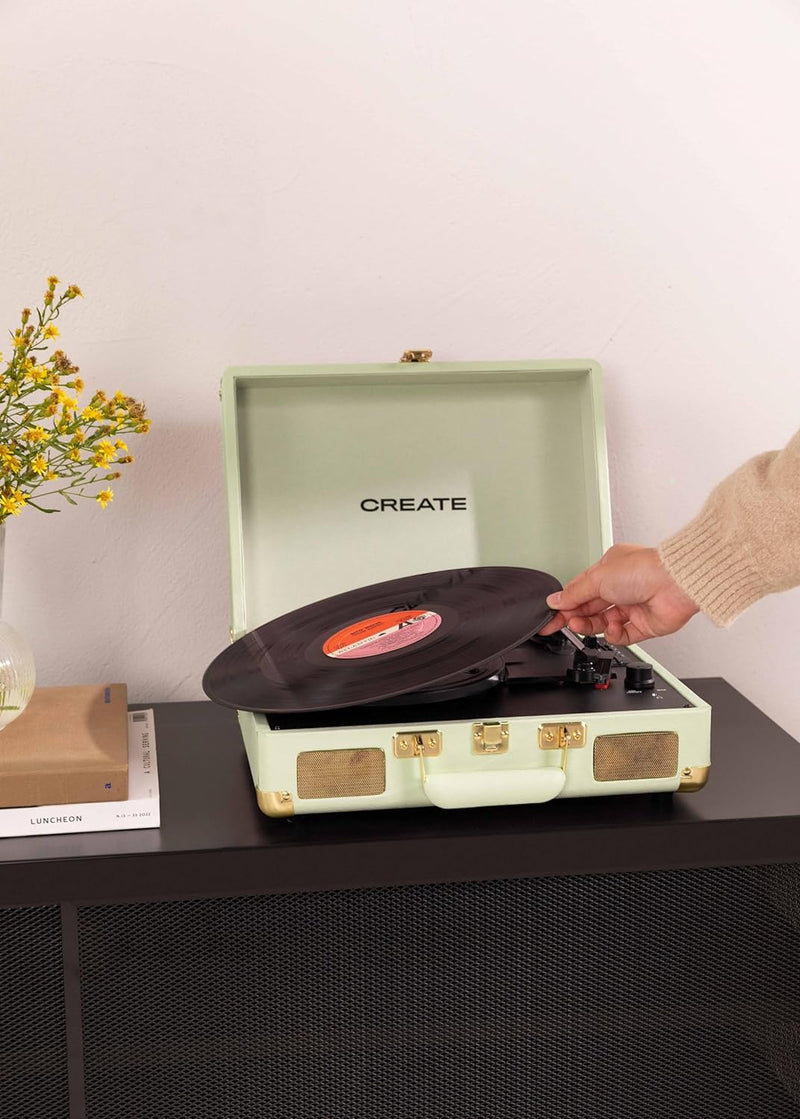 RECORD PLAYER POP/Portable With Bluetooth USB, SD, MicroSD and Mp3 Outlet RECORD PLAYER POP/Portable With Bluetooth USB, SD, MicroSD and Mp3 RECORD PLAYER POP/Portable With Bluetooth USB, SD, MicroSD and Mp3 CREATE