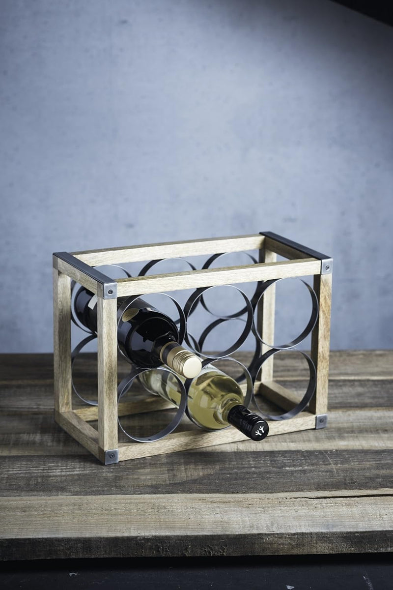 Industrial Wooden Wine Rack Wine Cooler Industrial Wooden Wine Rack Industrial Wooden Wine Rack KitchenCraft