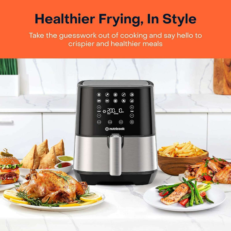 Air Fryer 2, 3.6L Black 1500W Air Fryers Air Fryer 2, 3.6L Black 1500W Air Fryer 2, 3.6L Black 1500W Nutricook