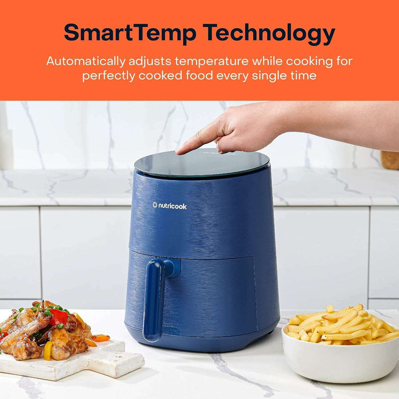 Air Fryer Mini 2 - 3.3L , Blue Air Fryers Air Fryer Mini 2 - 3.3L , Blue Air Fryer Mini 2 - 3.3L , Blue Nutricook