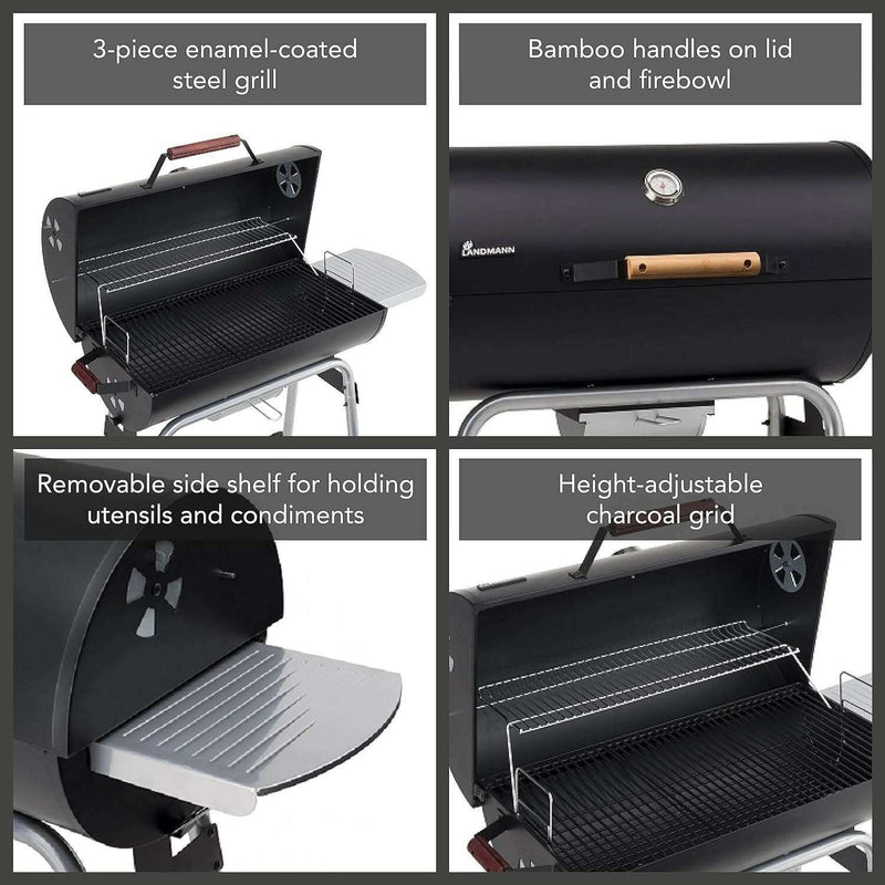 Taurus 660 Charcoal BBQ Outdoor Barbque Taurus 660 Charcoal BBQ Taurus 660 Charcoal BBQ Landmann