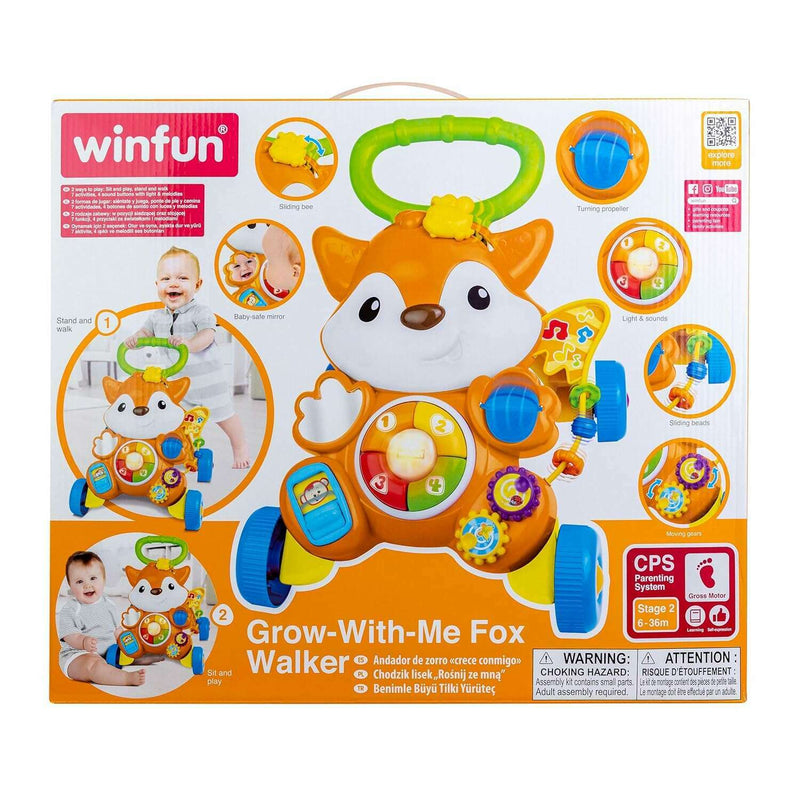 Grow-With-Me Fox Walker toddler's toys Grow-With-Me Fox Walker Grow-With-Me Fox Walker WinFun