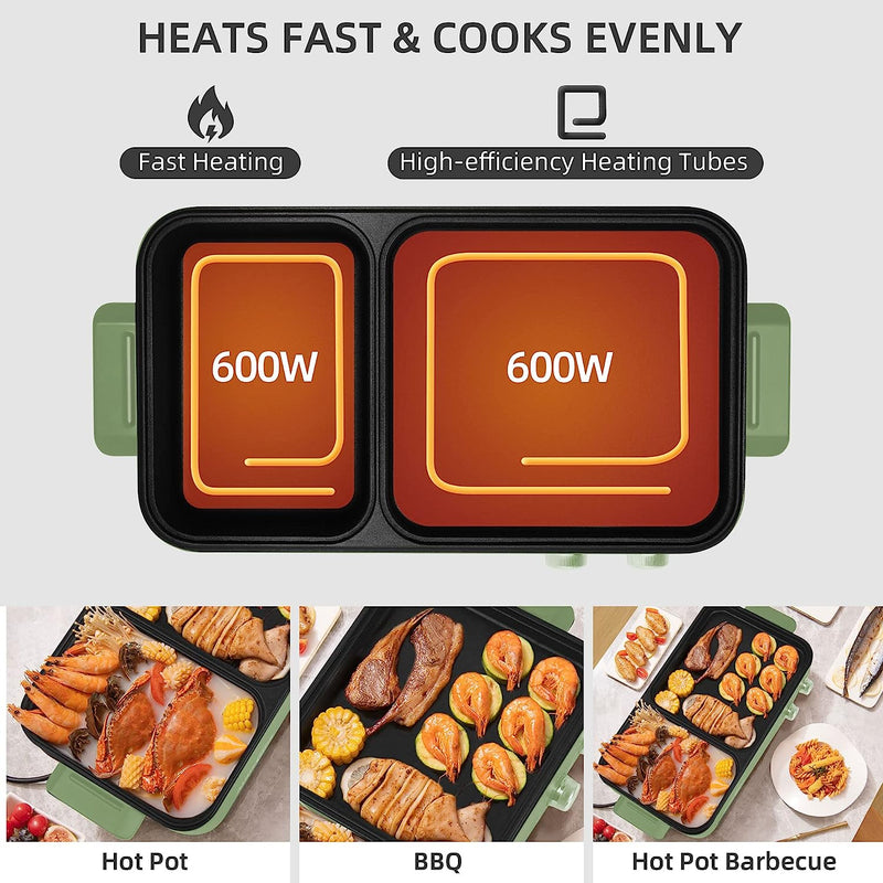 2 In 1  Griddle and Hot Pot Outlet 2 In 1  Griddle and Hot Pot 2 In 1  Griddle and Hot Pot Aaudecook