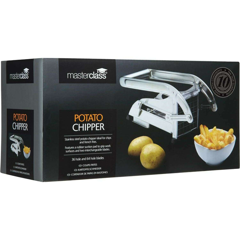 MasterClass Stainless Steel Potato Chipper chopper MasterClass Stainless Steel Potato Chipper MasterClass Stainless Steel Potato Chipper KitchenCraft