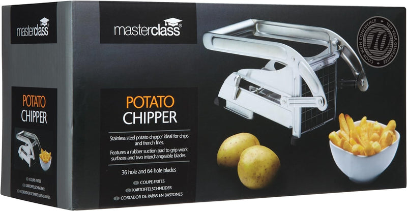 MasterClass Stainless Steel Potato Chipper chopper MasterClass Stainless Steel Potato Chipper MasterClass Stainless Steel Potato Chipper KitchenCraft