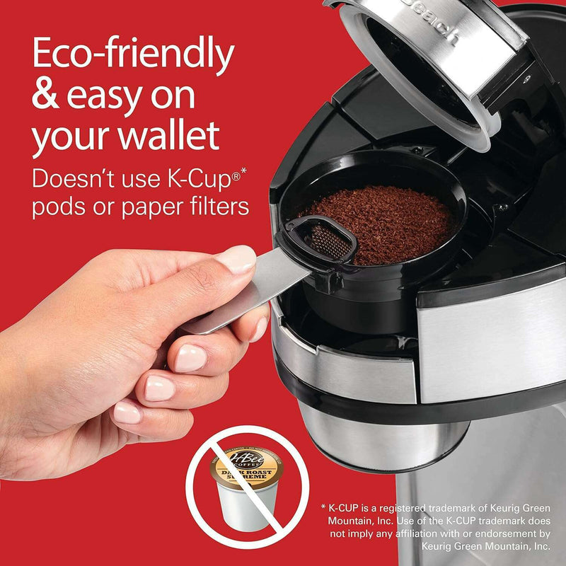 The Scoop® Single-Serve Coffee Maker, Stainless Coffee machine The Scoop® Single-Serve Coffee Maker, Stainless The Scoop® Single-Serve Coffee Maker, Stainless Hamilton Beach