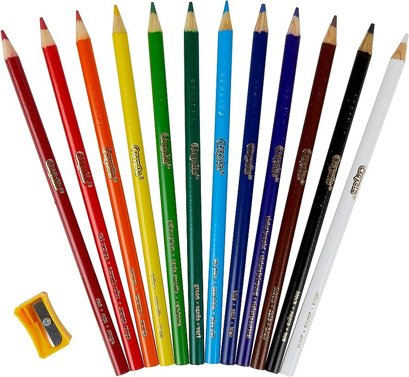 12 Colored Pencils Stationery 12 Colored Pencils 12 Colored Pencils Crayola