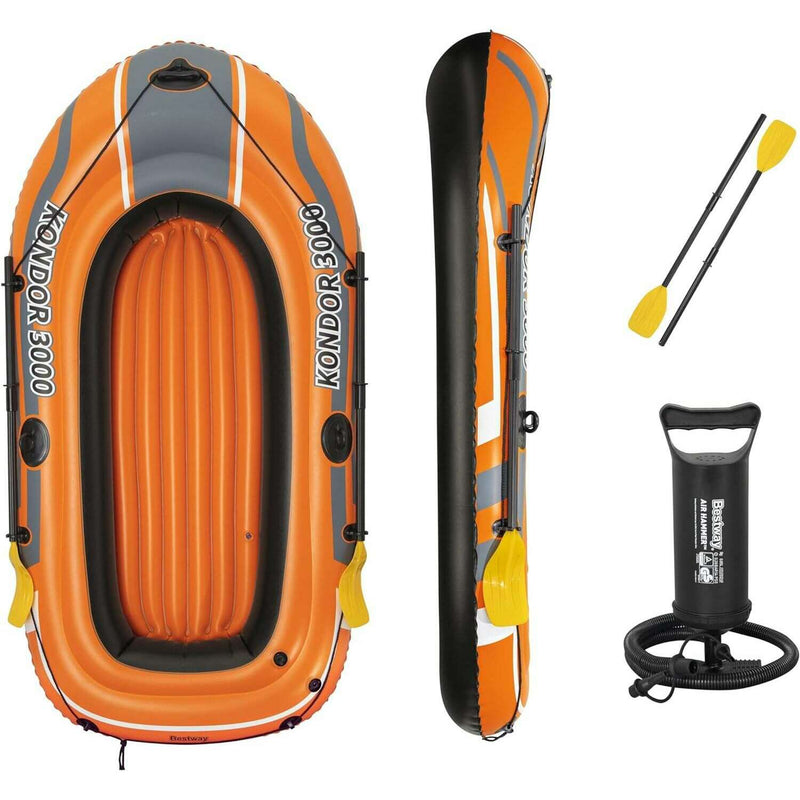 Kondor 3000 Raft Set 212x122cm, 1-3 Person kayak & Rafts Kondor 3000 Raft Set 212x122cm, 1-3 Person Kondor 3000 Raft Set 212x122cm, 1-3 Person Bestway